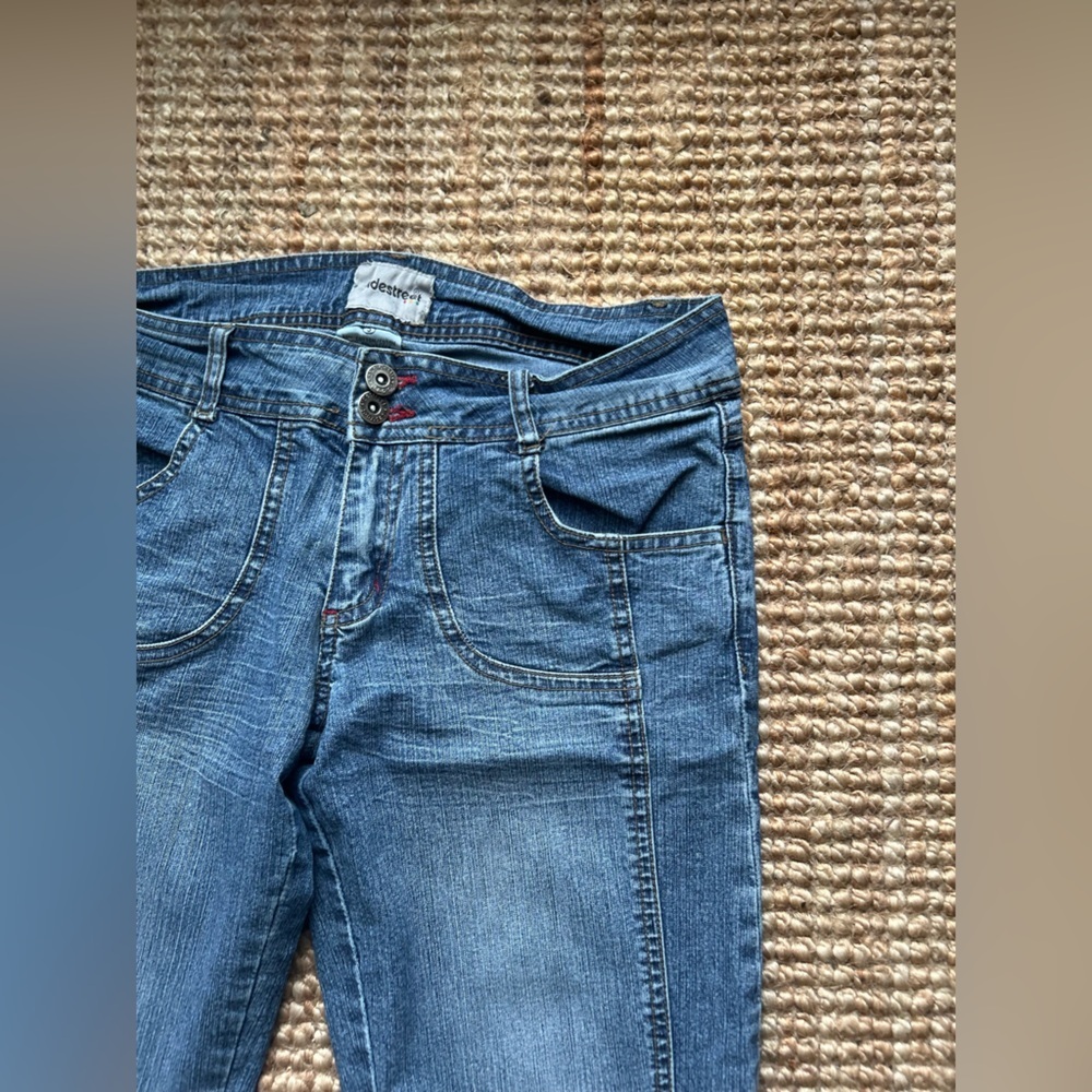 Vintage 90s stretch flares / low waist - Picture 3 of 12